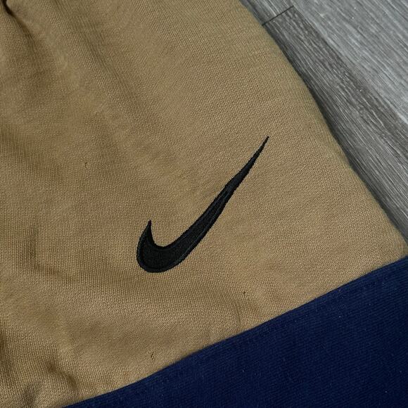 Nike Custom Patchwork ColorBlock Fleece Sweat Shorts Large Streetwear - Picture 7 of 7